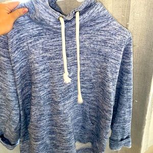 women’s high neck hoodie